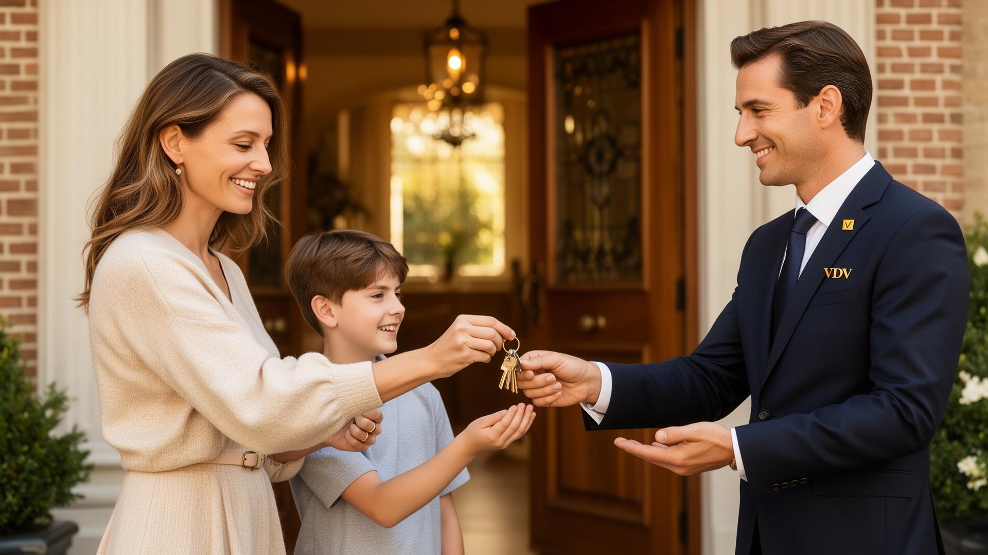 Sleuteloverdracht aan een familie — VDV Vastgoed